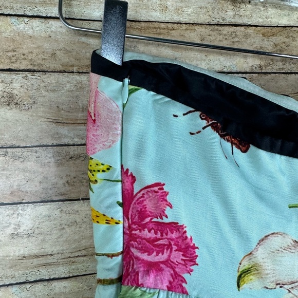 Anthropologie Geisha Designs Strapless Floral Maxi Dress Size 2 - Picture 8 of 16